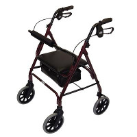 Four wheeled walker